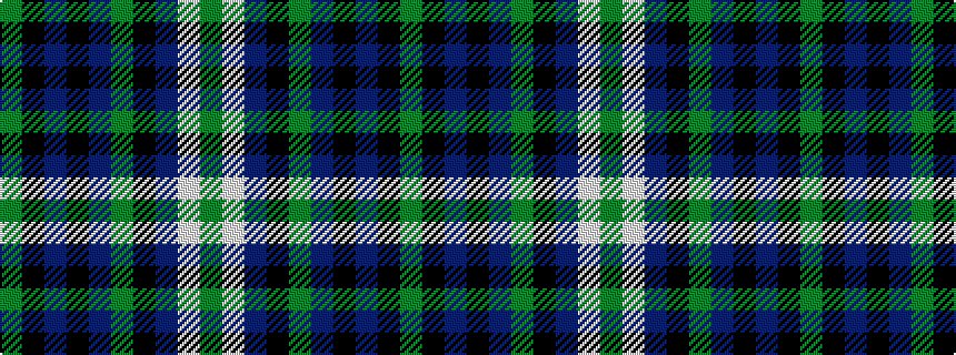 idealised woven sample of pattern GKBKBGKBWG