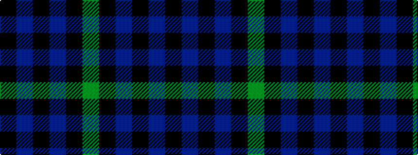 idealised woven sample of pattern GKBKBK