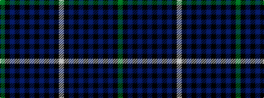 idealised woven sample of pattern GKBKBKBKBKBKW