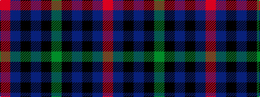 idealised woven sample of pattern GKBKBR