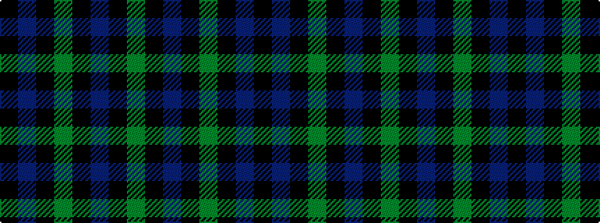 idealised woven sample of pattern GKBKGKBK