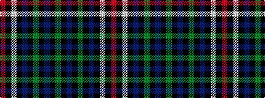 idealised woven sample of pattern GKBKGKBKWKR
