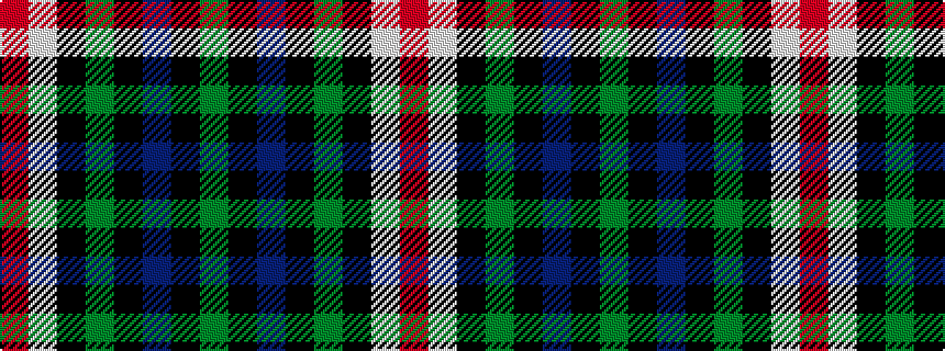 idealised woven sample of pattern GKBKGKWR