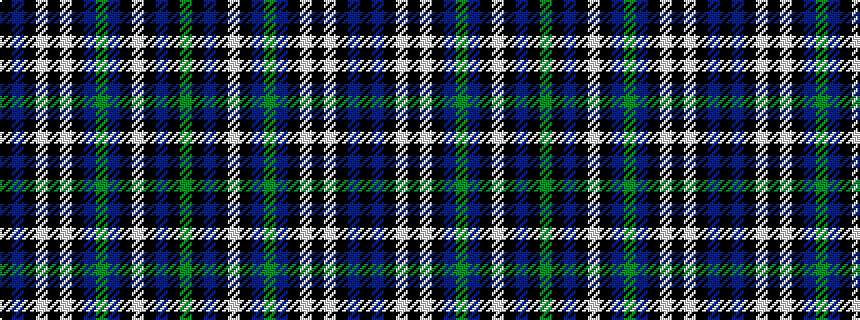 idealised woven sample of pattern GKBKWKBGBKWKWKBK