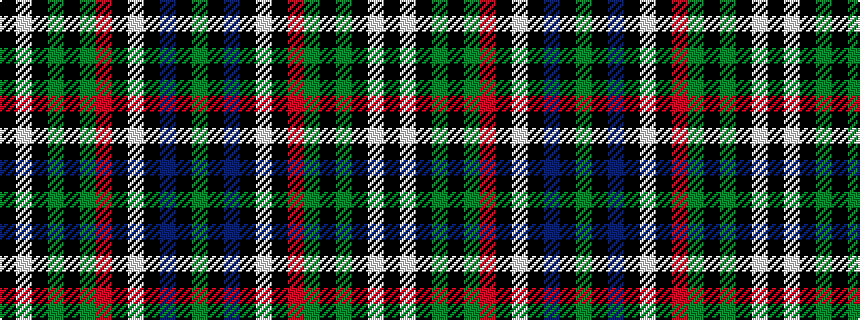 idealised woven sample of pattern GKBKWKRGKGKWK