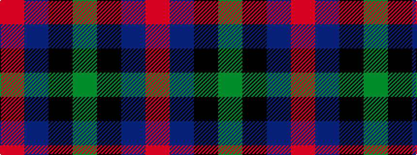 idealised woven sample of pattern GKBR