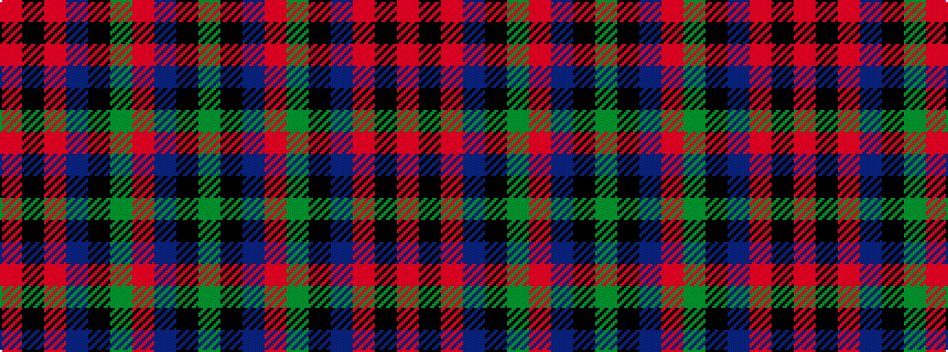 idealised woven sample of pattern GKBRGKBRKR