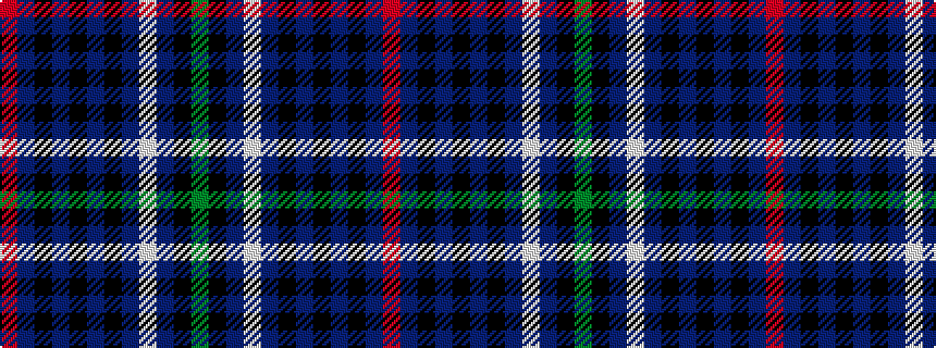 idealised woven sample of pattern GKBWBKBKBKBR