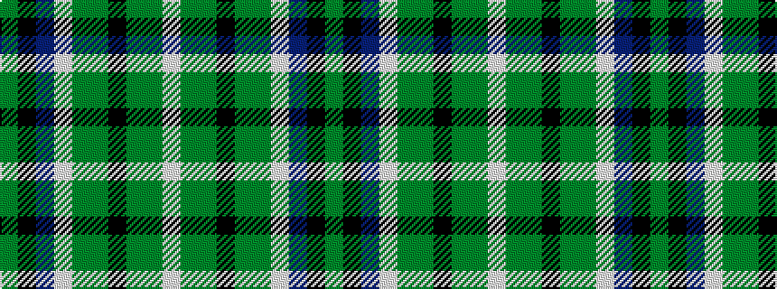 idealised woven sample of pattern GKBWGGKGGW