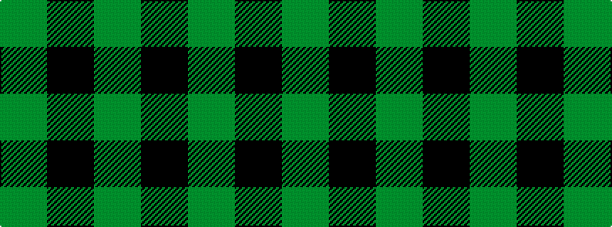 idealised woven sample of pattern GKG