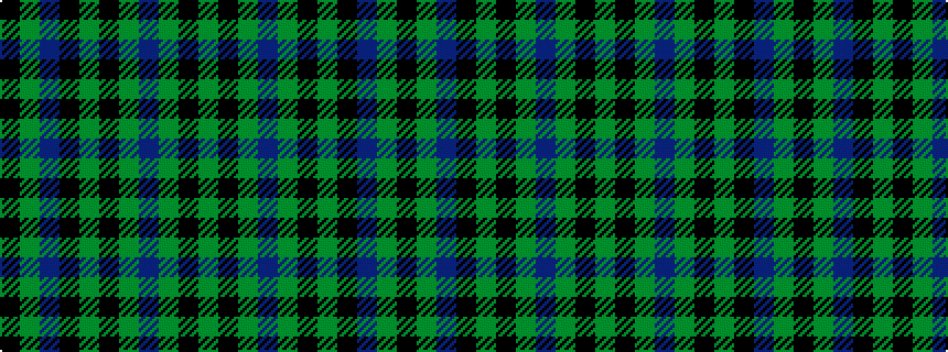 idealised woven sample of pattern GKGBGKGKBGK