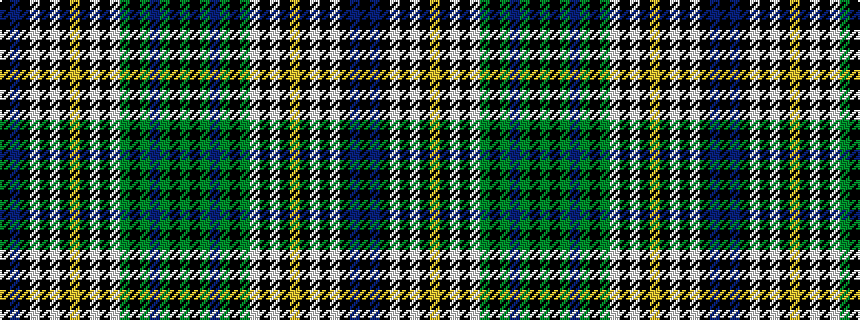 idealised woven sample of pattern GKGBGKGWKWKYKWKWKBK