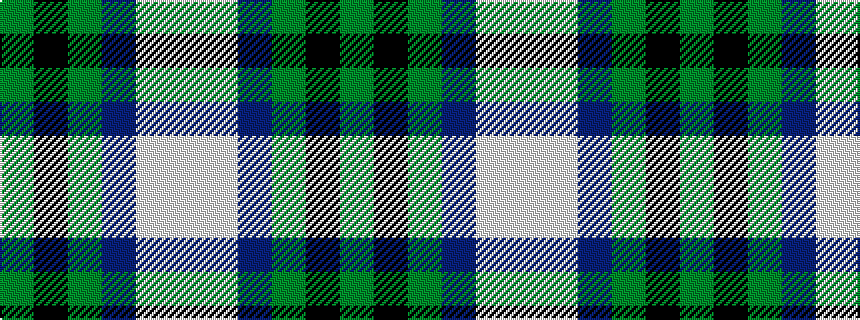 idealised woven sample of pattern GKGBWW