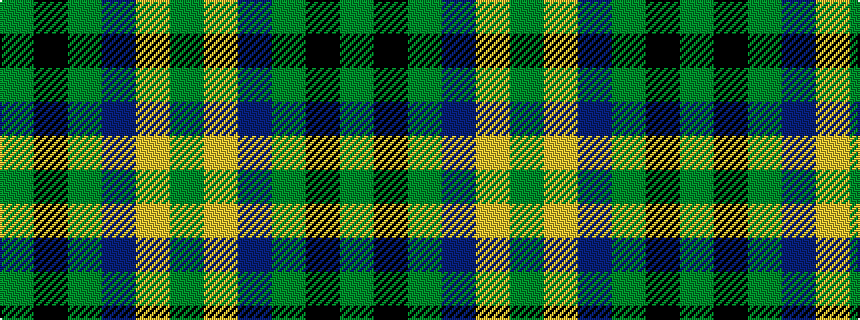 idealised woven sample of pattern GKGBYG