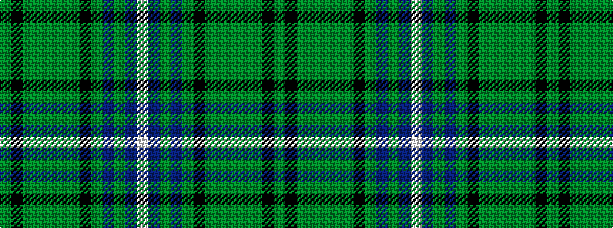 idealised woven sample of pattern GKGGGGGKGBGBW