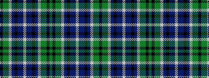 idealised woven sample of pattern GKGGWBKBBWBBKBWGGK