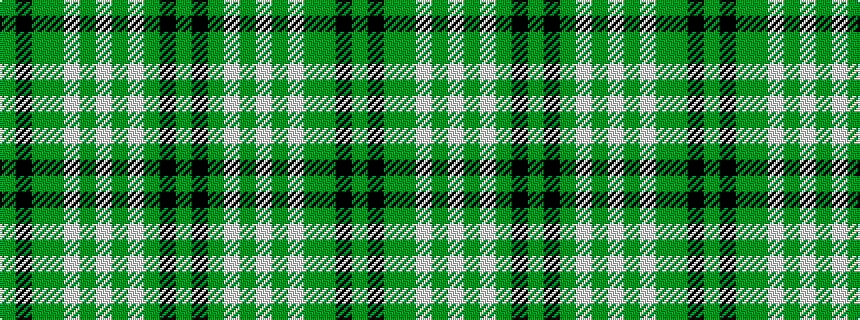 idealised woven sample of pattern GKGGWGWGWGKG