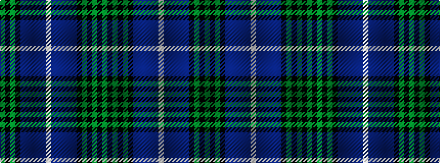 idealised woven sample of pattern GKGKBBBBBWBBBBBKGKGKG