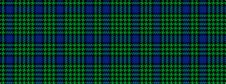 idealised woven sample of pattern GKGKBBBKGKGKGKGKGKBBBKGK