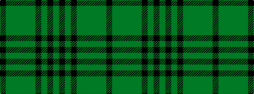 idealised woven sample of pattern GKGKGGGGGK