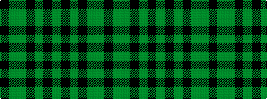 idealised woven sample of pattern GKGKGGK