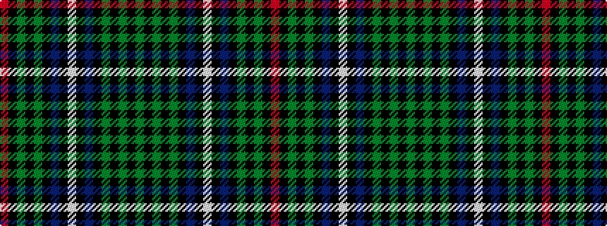 idealised woven sample of pattern GKGKGKBKWKBKGKGKR