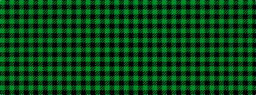 idealised woven sample of pattern GKGKGKGKGKGKG