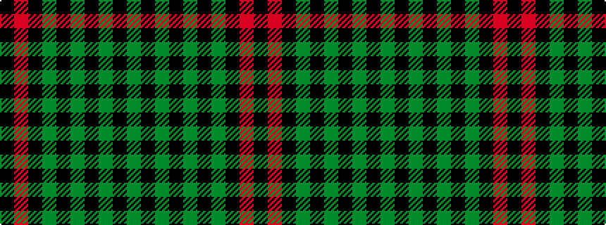 idealised woven sample of pattern GKGKGKGKRK