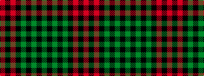 idealised woven sample of pattern GKGKGKRKR