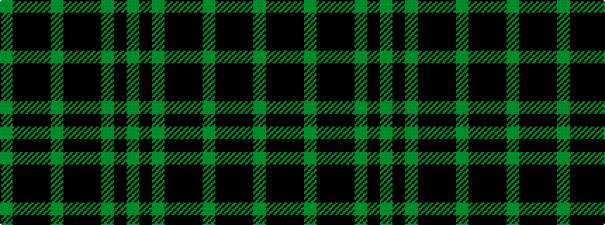idealised woven sample of pattern GKGKKKGKKKG