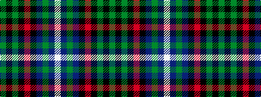 idealised woven sample of pattern GKGKRKBGBW