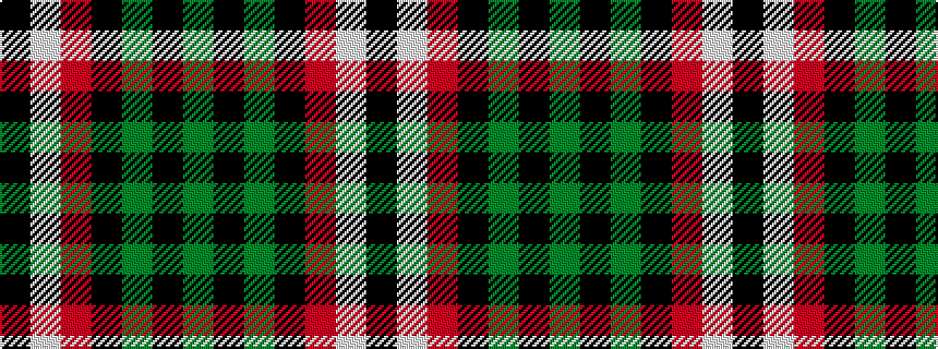 idealised woven sample of pattern GKGKRWK