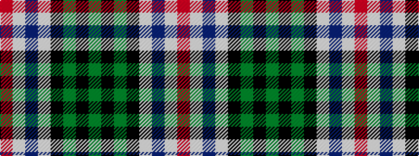 idealised woven sample of pattern GKGKWBWR