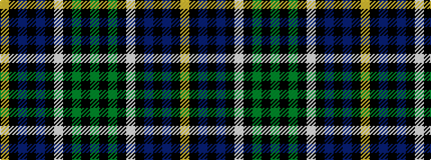 idealised woven sample of pattern GKGKWKBKBKY