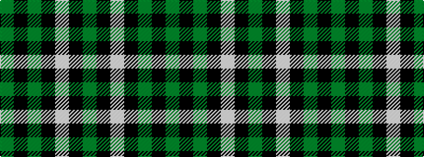 idealised woven sample of pattern GKGKWKG