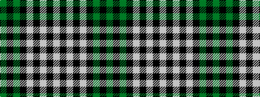 idealised woven sample of pattern GKGKWKWKW