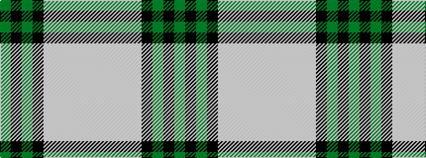 idealised woven sample of pattern GKGKWWWWW