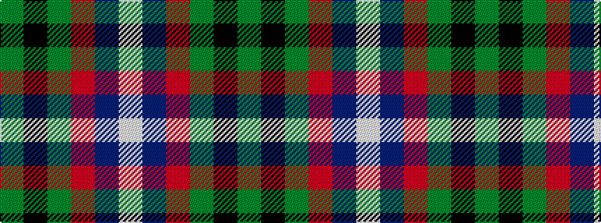 idealised woven sample of pattern GKGRBW