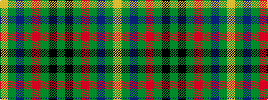 idealised woven sample of pattern GKGRGBGY