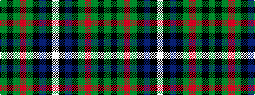 idealised woven sample of pattern GKGRGKBKW