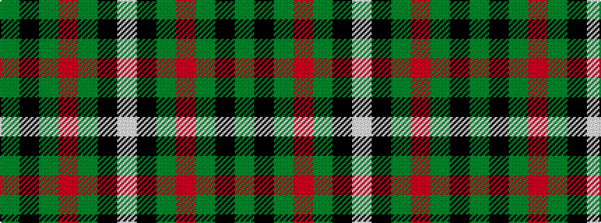 idealised woven sample of pattern GKGRGKW