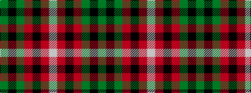idealised woven sample of pattern GKGRKRW