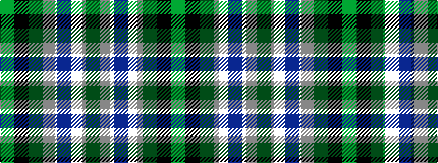 idealised woven sample of pattern GKGWBWG