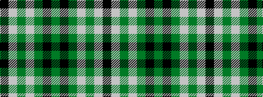idealised woven sample of pattern GKGWGWK