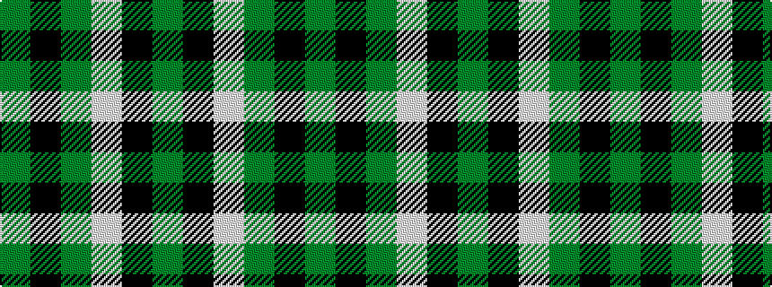 idealised woven sample of pattern GKGWKG