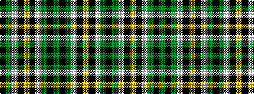 idealised woven sample of pattern GKGWKYKWGK