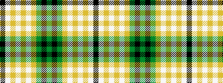 idealised woven sample of pattern GKGYWYWYWK