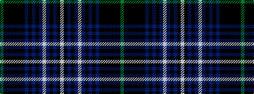 idealised woven sample of pattern GKKKKKKBKBKBWBKBKW