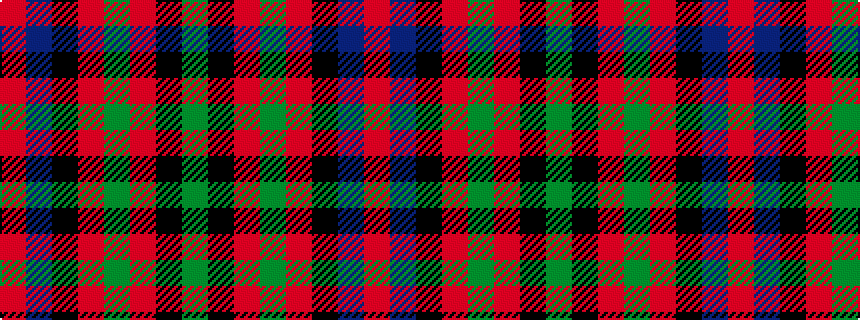idealised woven sample of pattern GKRGRKBR