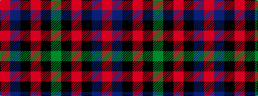 idealised woven sample of pattern GKRKBR